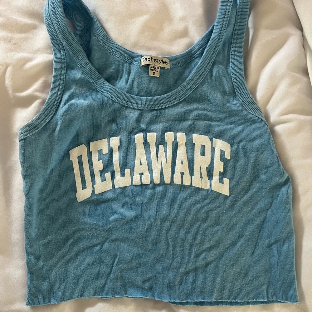 Blue Delaware Tank Top